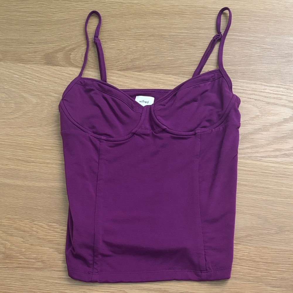 Aritzia Rich Purple Camisole Top